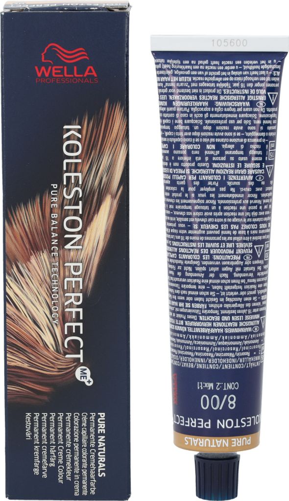 Wella Koleston Perfect Me+ Pure Naturals, Blond, 8/00, Produktbild 