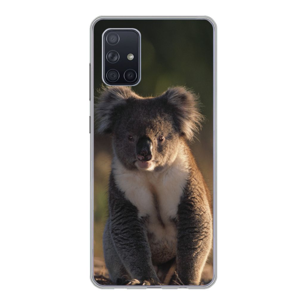 MuchoWow Handyhülle Schutzhülle Hülle für Samsung Galaxy A51 Koala - Sonne - Tier - Kinder - Jungen - Mädchen Silikon Softcase Handy Hülle ...
