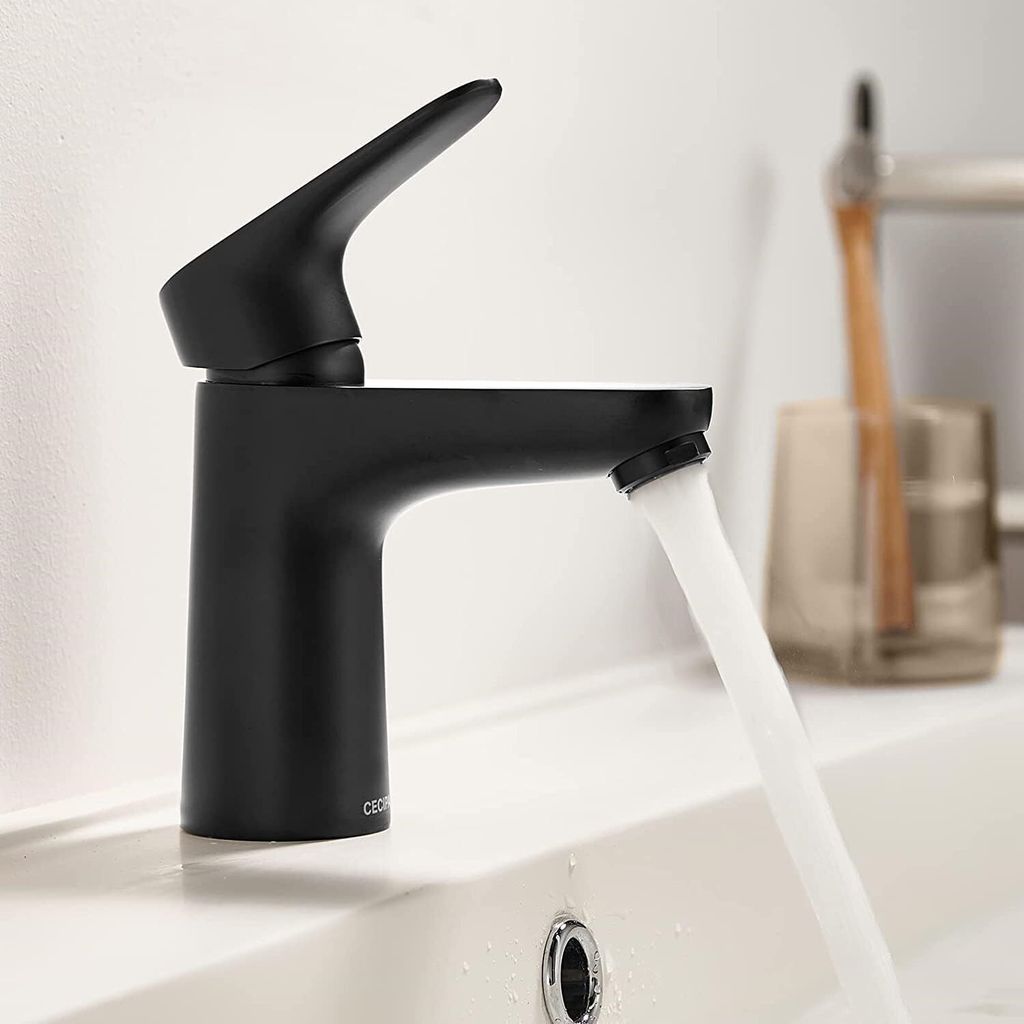 Mischbatterie Für Waschbecken | Antik Design Verchromt | Keramik-Ventil | Einhebelmischer