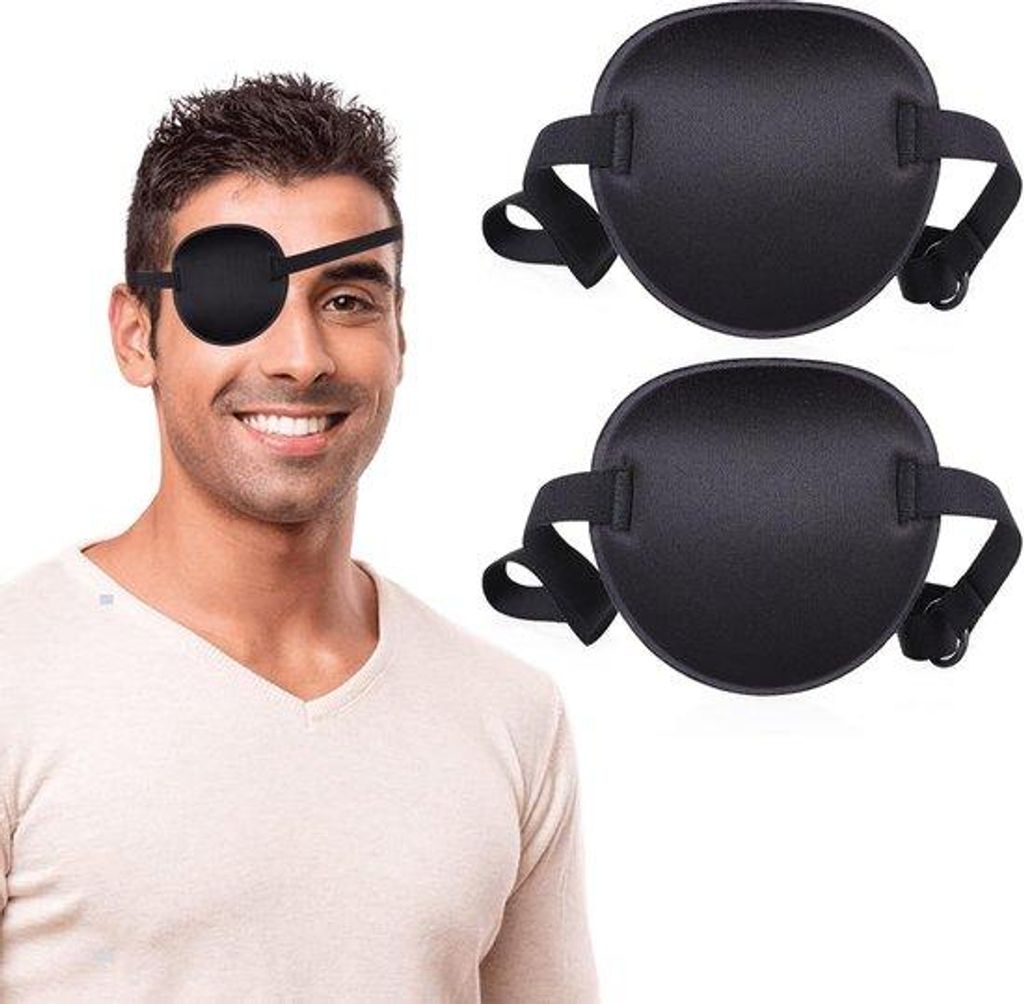 Ein-Augen-Korrigierungs-Linse - passende Größe für eine individuelle Augenmaske - wiederverwendbare Augenabdeckung - Ein-Augen-Kappe für Korrek...