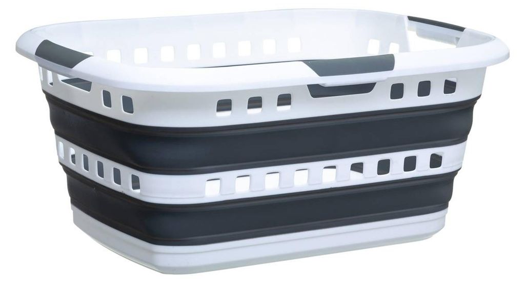 Five Foldable 45l Wäschekorb Silber  Silber One Size Produktbild 