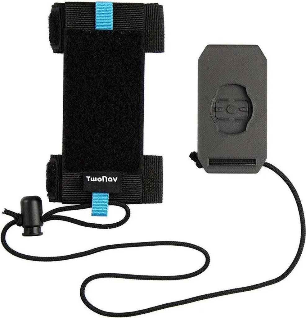 Support GPS TwoNav Quicklock Noir Ultra Léger pour Sac à Dos de Rando
