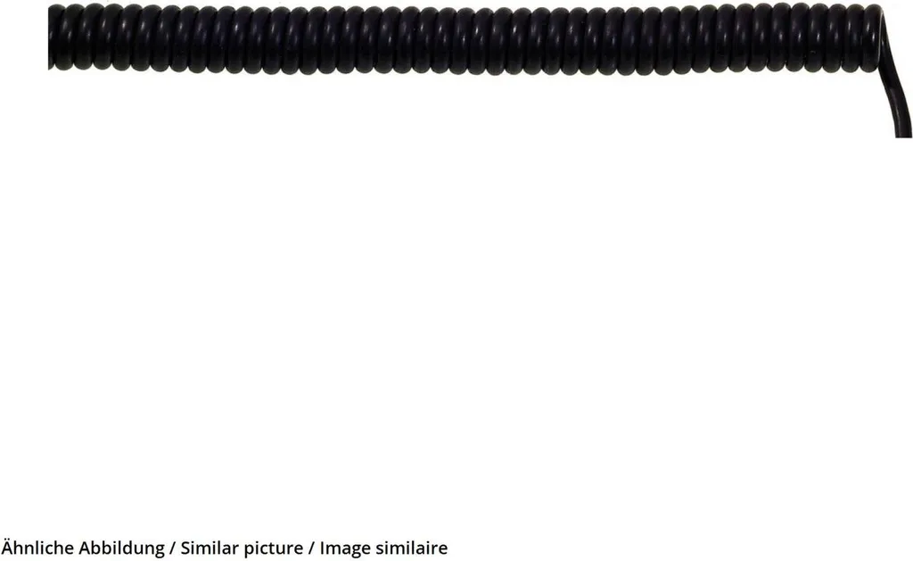 LAPP 73220267 Cavo a spirale UNITRONIC® SPIRAL 300 mm / 1200 mm 7 x 0,25 mm² Nero 1 pz