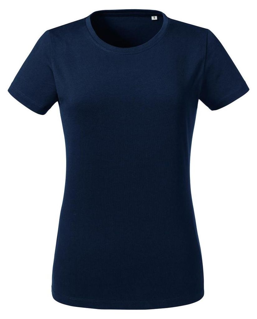 Russell - T-Shirt Schwer für Damen kurzärmlig FK3409 (XS) (Marineblau)