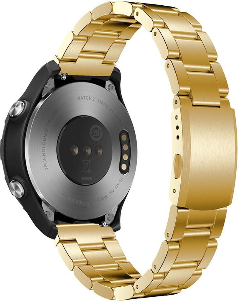 Cazy Armband geeignet für Huawei Watch 2 Classic - Metallarmband - Gold