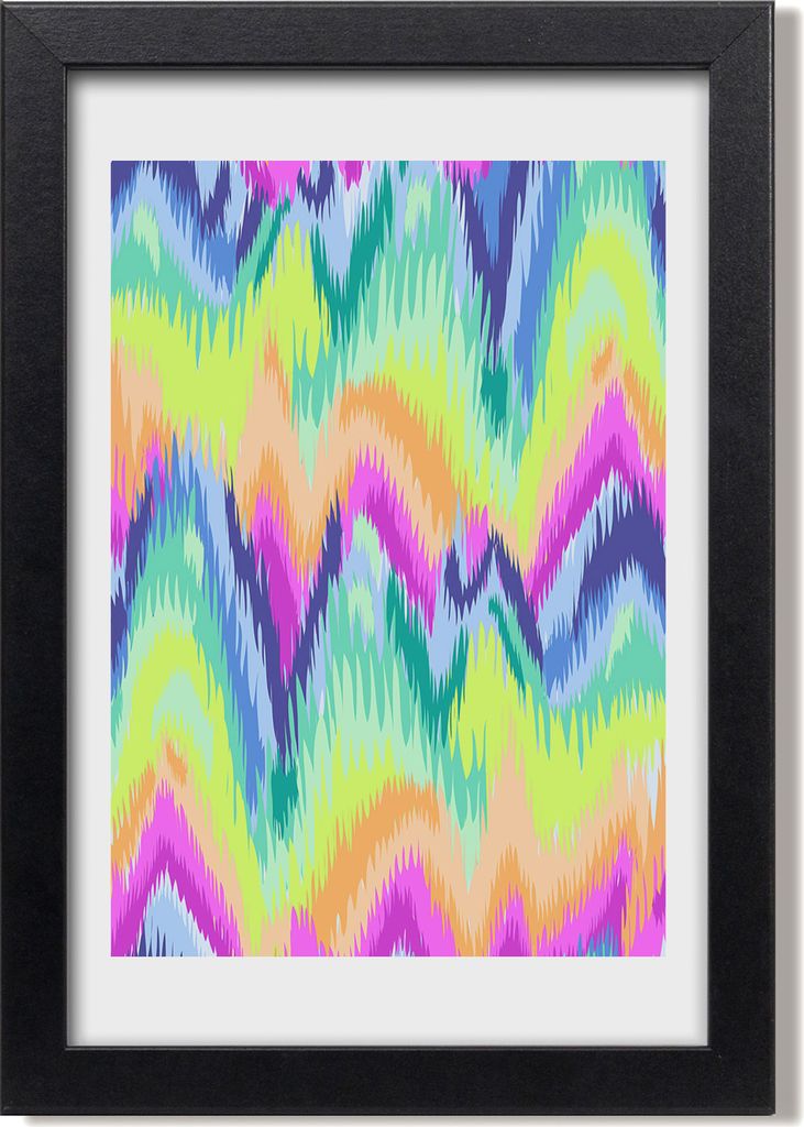 Bild 20x30 MDF-Rahmen, Wandkunst Regenbogen Hintergrund Produktbild 