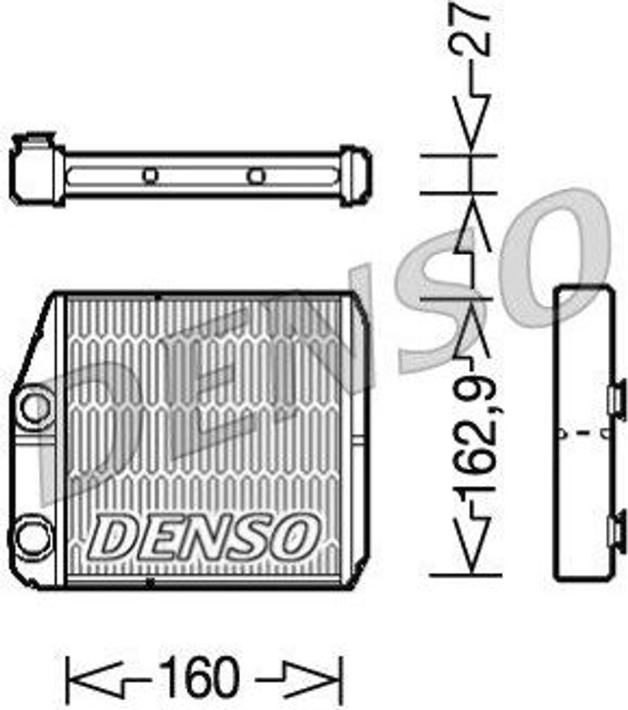 DENSO Wärmetauscher Innenraumheizung für FIAT DUCATO Bus 250