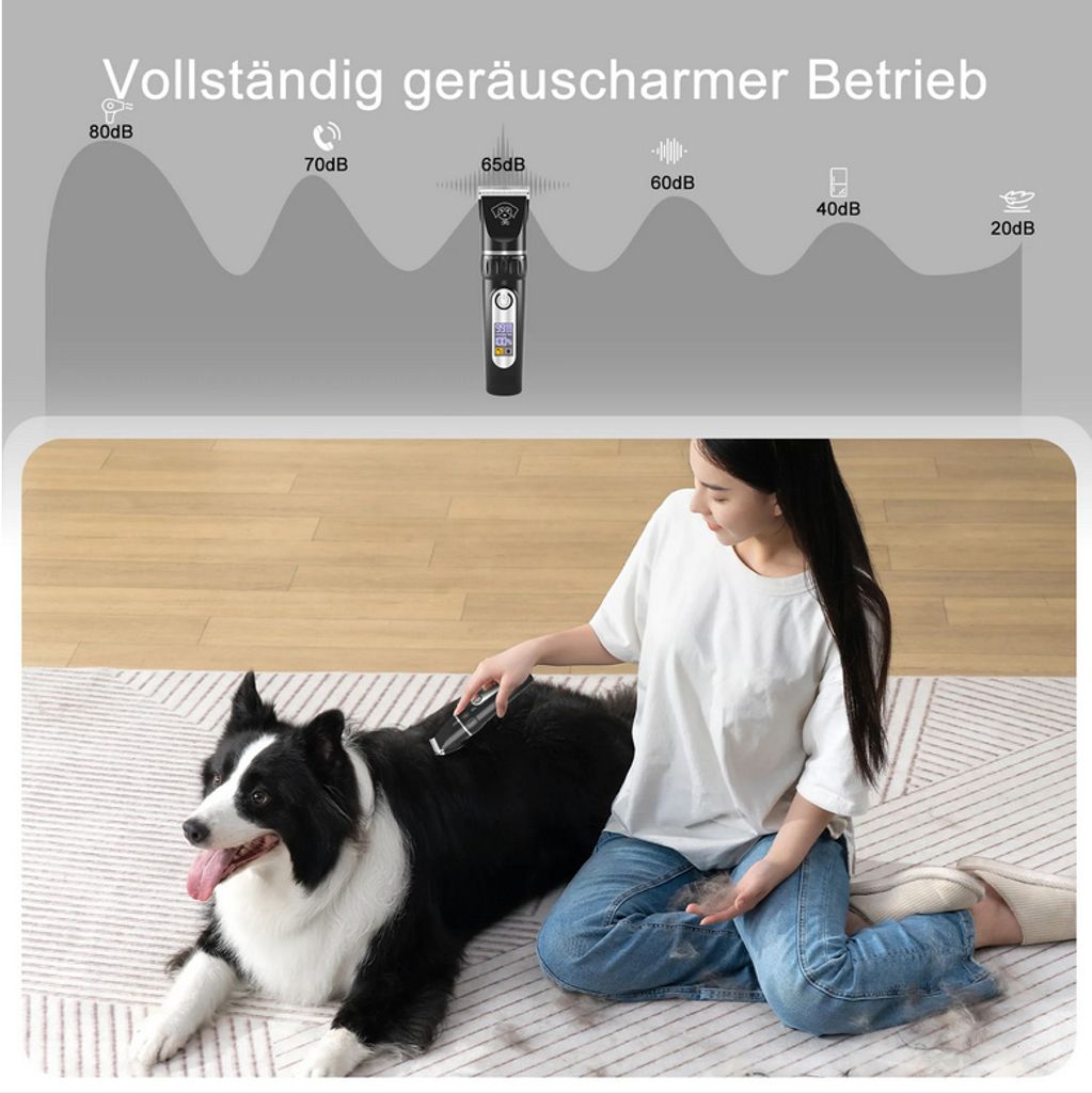Profi Hundeschermaschine Tierhaarschneider Hund Produktbild 5