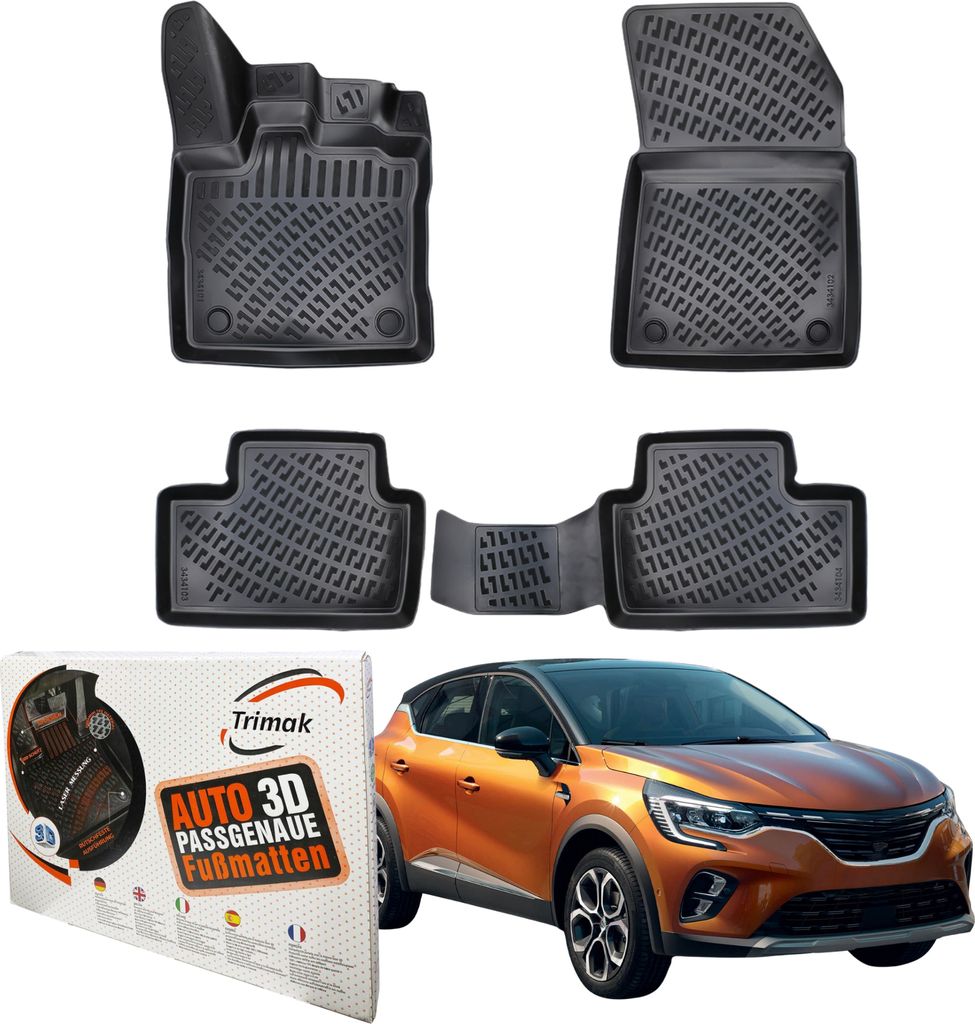 Trimak CAPTUR 2.Gen ab 2020 Autofußmatten Gummimatten