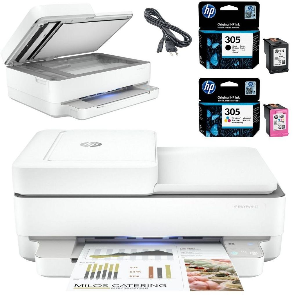 HP ENVY Pro 6432 Farb-Tintenstrahl-Multifunktionsdrucker + Produktbild 