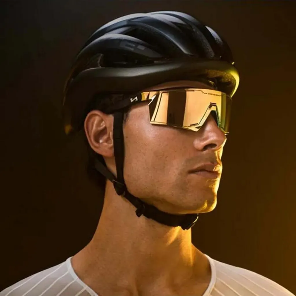 Lunettes Scicon Aerostorm Golden Multimirror Bronze CAT3 Cyclisme Pro