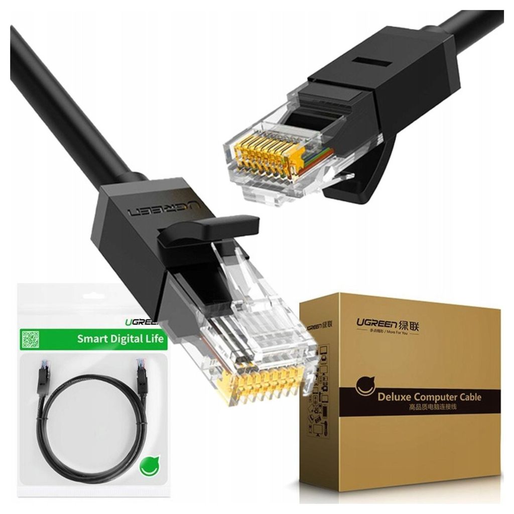 Cavo di rete Ugreen Nw102 Ethernet Rj45, Cat.6, Utp, 3M Immagine del prodotto 