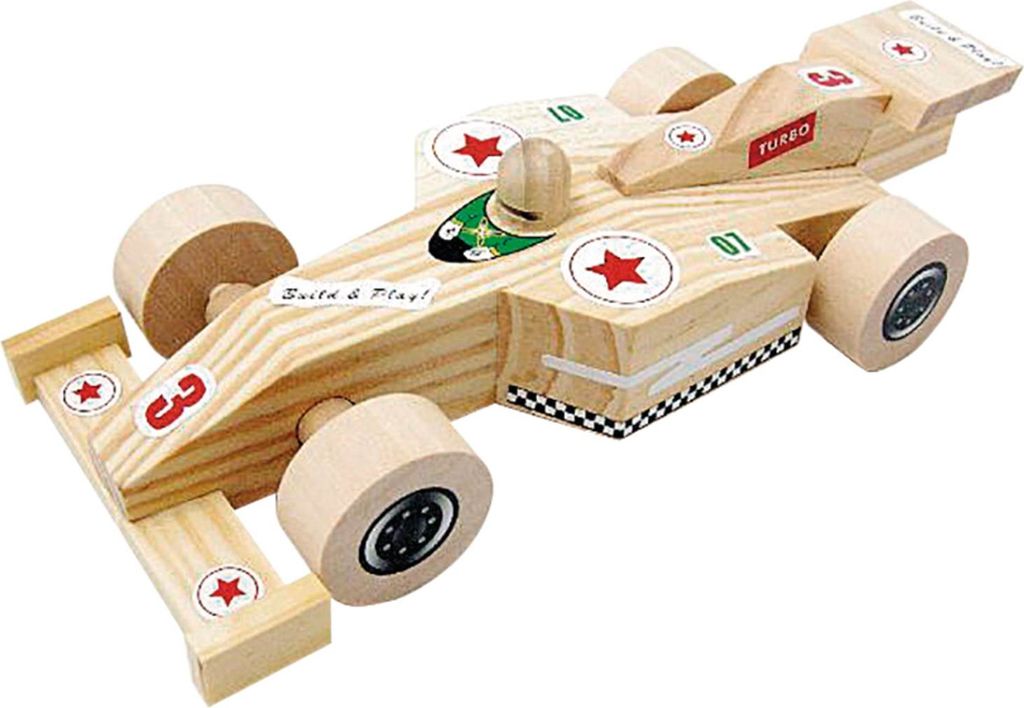 Holz Rennauto Bausatz ab 7 Jahren