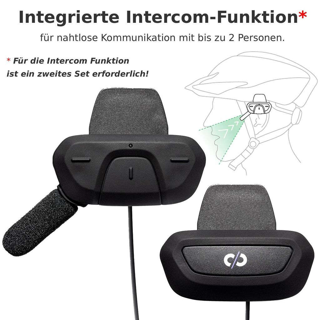 Supertooth ROAMEE Bluetooth® Helm Headset mit Produktbild 
