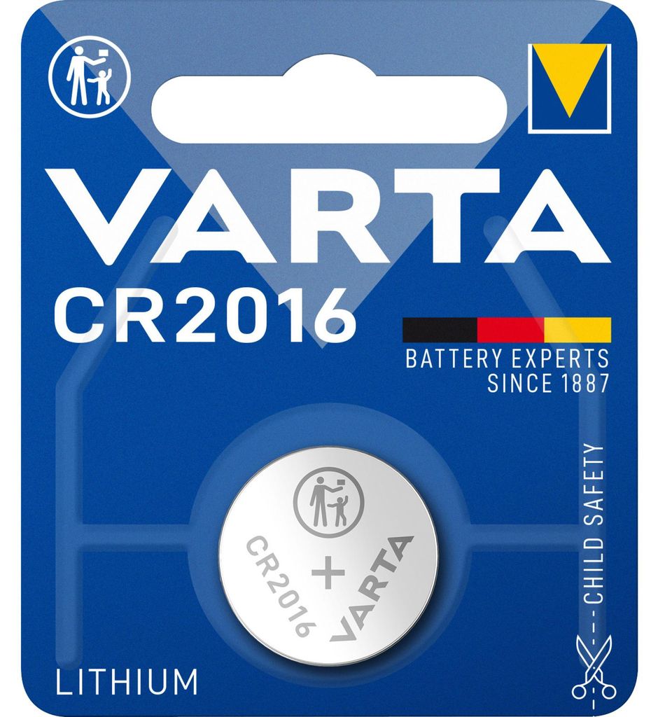 VARTA Lithium Knopfzelle "Professional Electronics" CR2016 Produktbild 