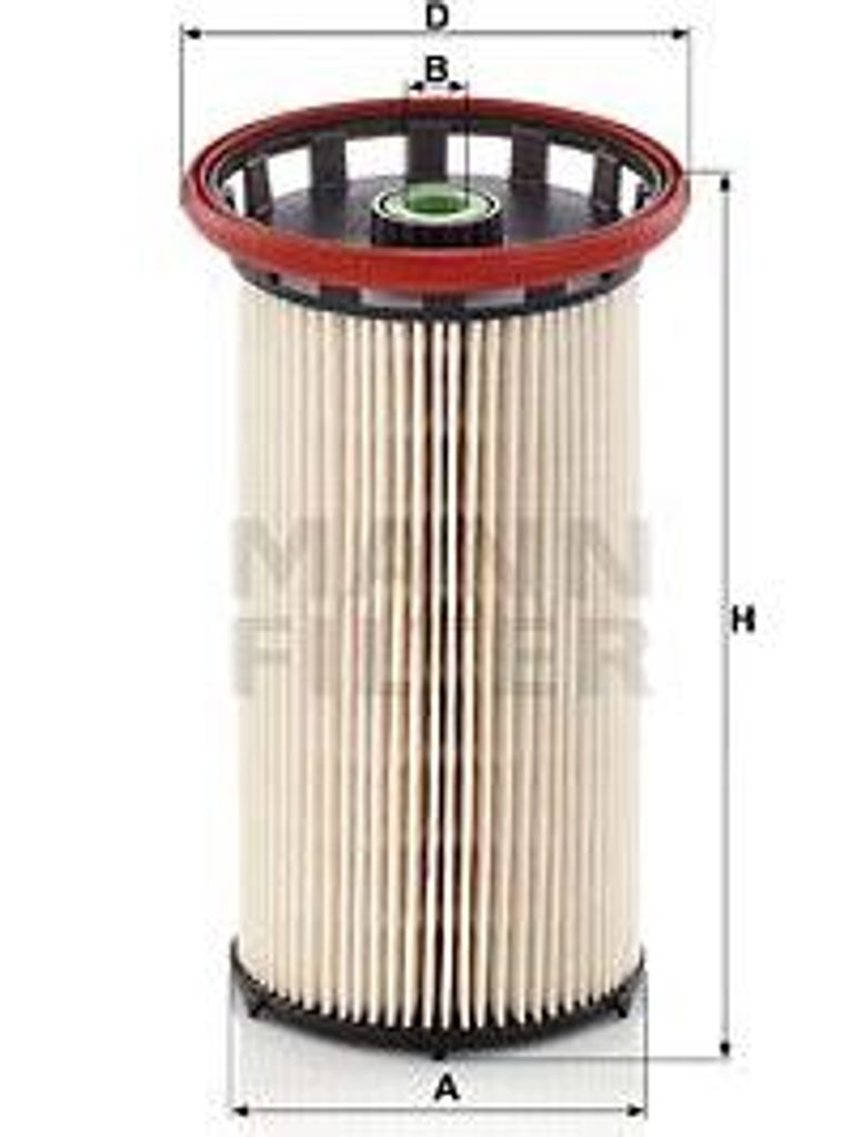 MANN-FILTER Polyurethan8028 Kraftstofffilter OE 2559747 kompatibel mit Touran, Tiguan, T-ROC, T-Cross, Scirocco, Polo AE, Passat 3BG, Passat Alltra...