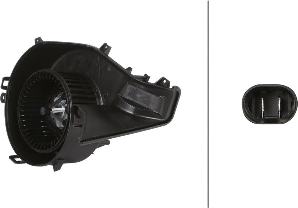 Réparez votre ventilation SAAB 9-3 : Ventilateur HELLA 264W 2 pôles