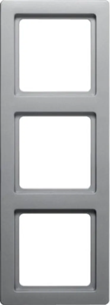 Cadre alu laqué 10136084 haute qualité - Triple encadrement robuste gris