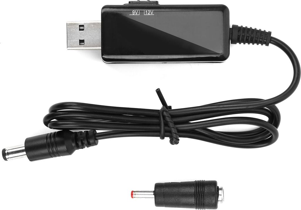 USB-DC booster kabel 5 V na 9 V/12 V s digitálním displejem Obrázek produktu 