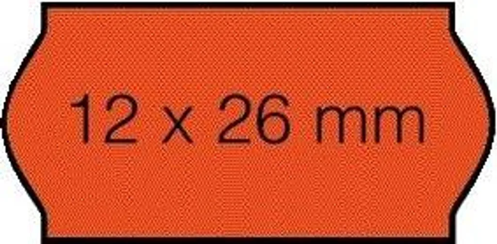 Étiquettes de prix Sato 12x26 mm pour pince étiqueteuse x1500