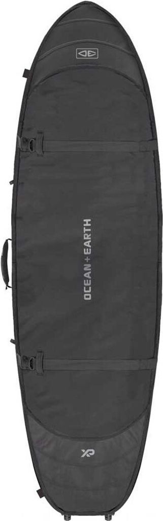 Ocean & Earth Triple Wheel Hypa Fish Shortboard 6 ́8 ́ ́ Surfbrett-hülle Schwarz Schwarz One Size