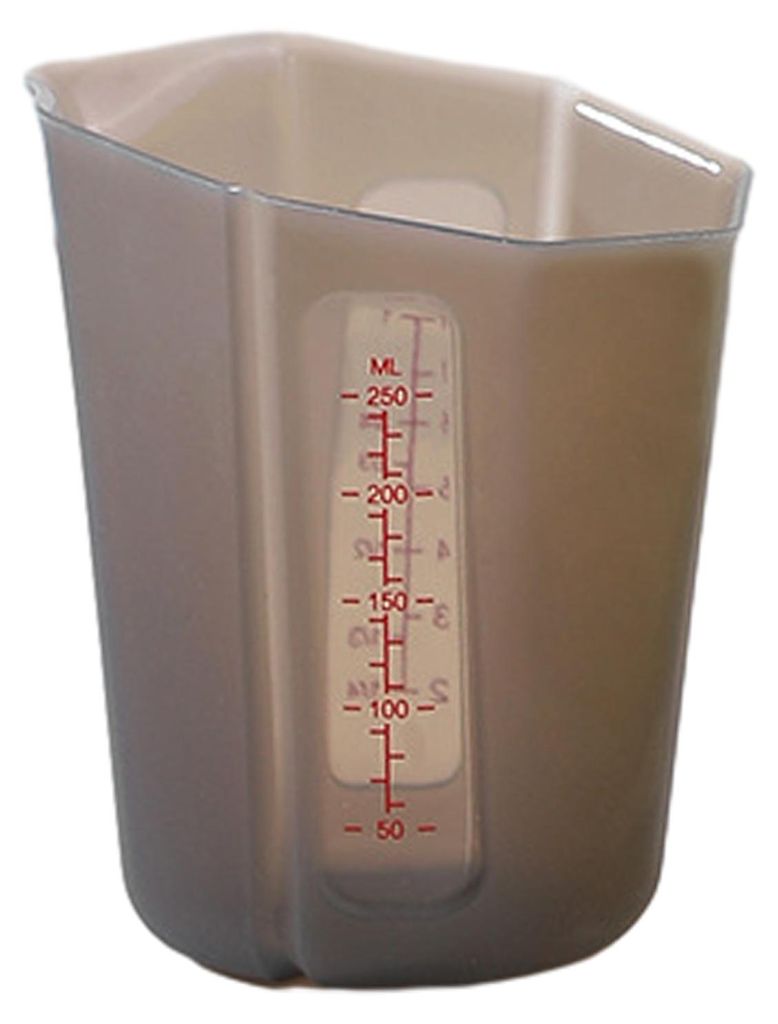 Silikon-Messbecher-Set: Flexibler, mikrowellengeeigneter Messbecher mit gut lesbaren Markierungen, rutschfester Boden, spülmaschinenfest, Backzube...