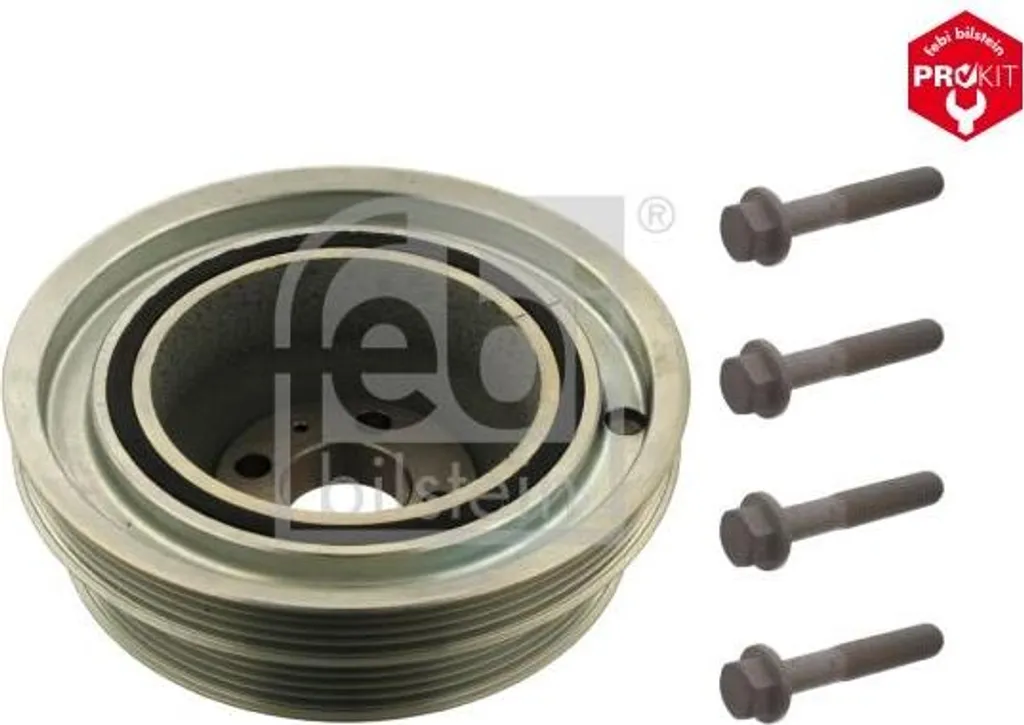 Poulie vilebrequin 33815 haute résistance FEBI pour Ducato et Daily