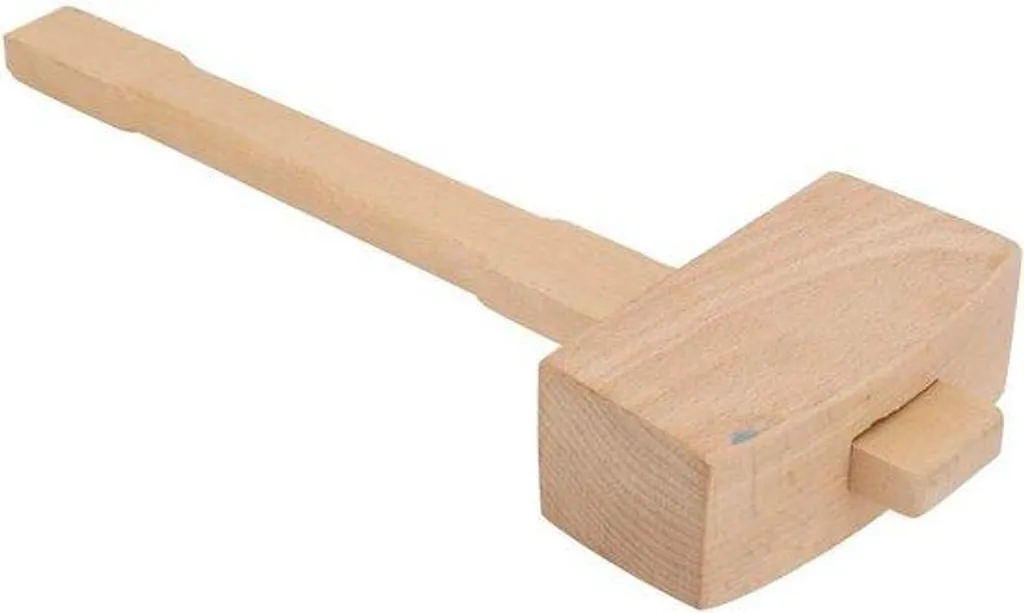 Marteau de menuisier long manche pour assemblage bois - Acier forgé