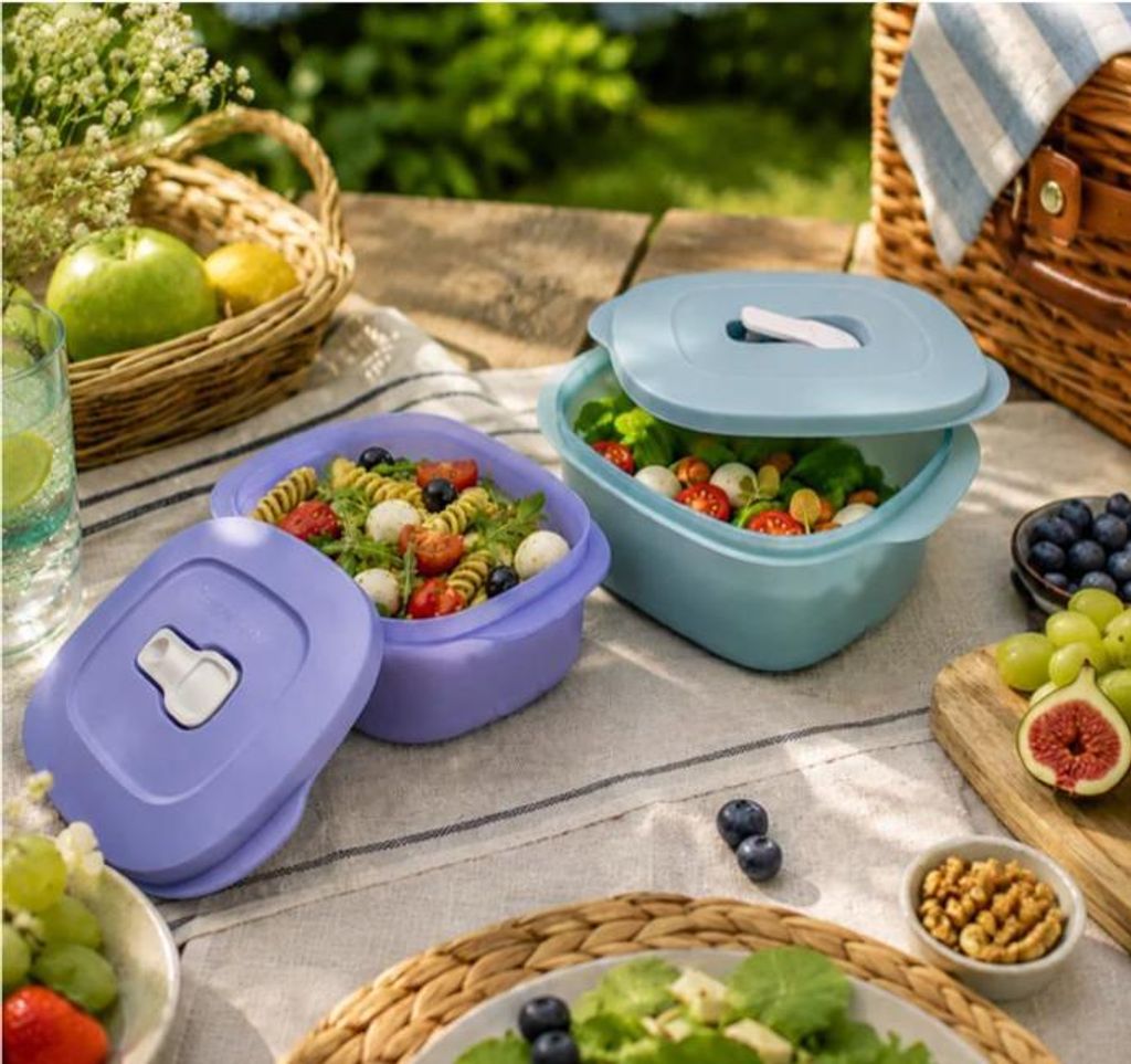 TUPPERWARE Mikrowelle CrystalWave set 500 ml, 800  ml Produktbild 