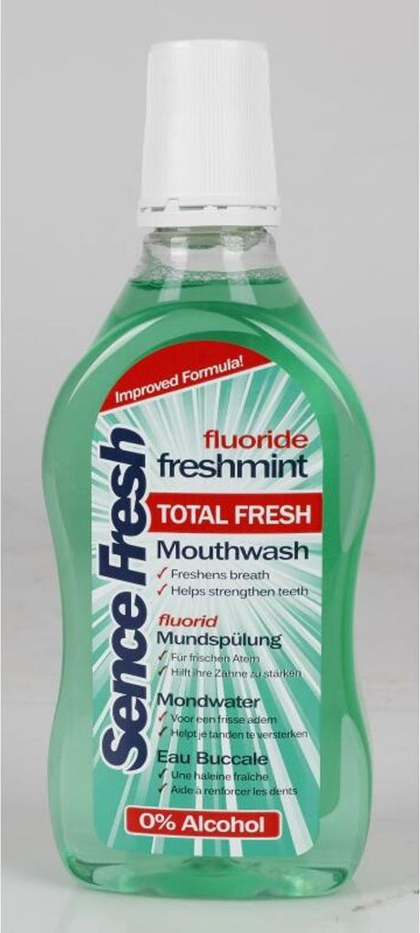 12x Sence Fresh Mundwasser 500ml Minze Spülung Frischer Produktbild 