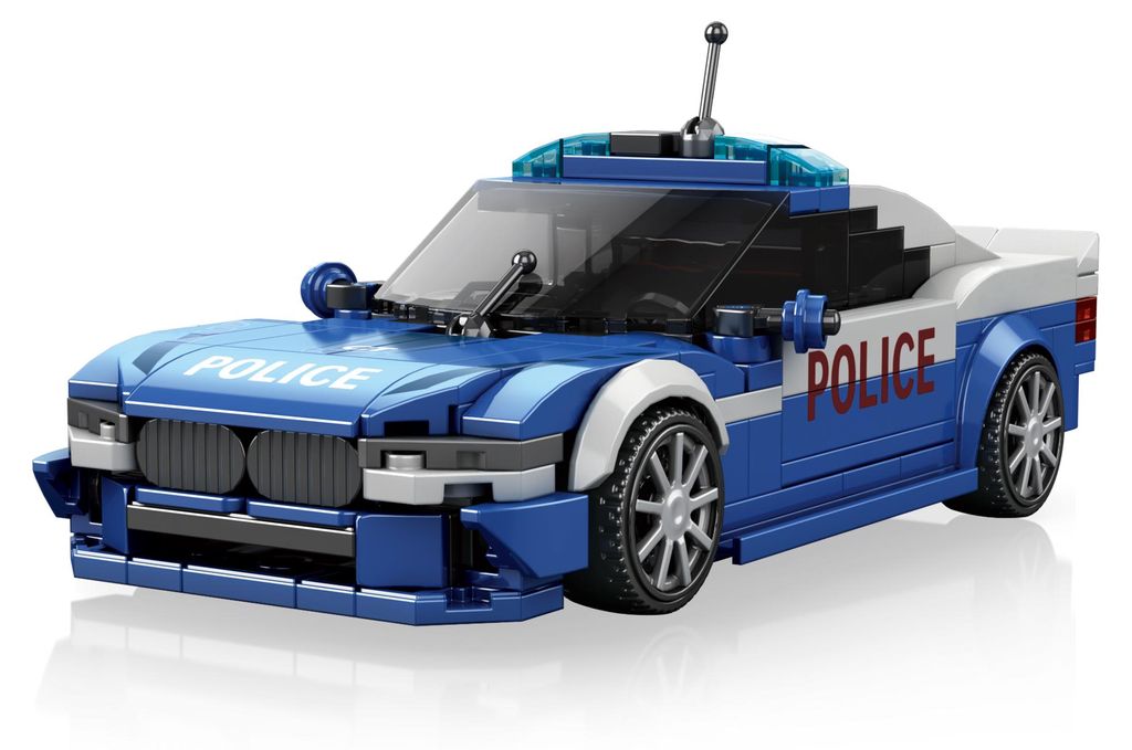 Reobrix 667 Polizei Auto Klemmbaustein Set 313 Teile