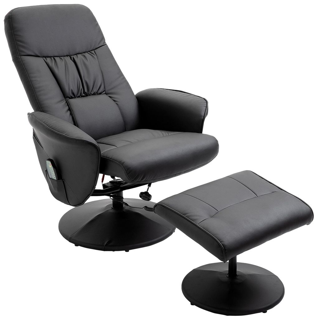 Homcom HOMCOM poltrona massaggiante con pouf Poltrona TV Immagine del prodotto 