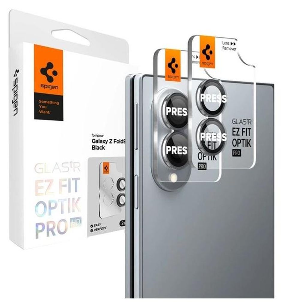Spigen Optik Pro EZ Fit, confezione da 2 protezioni per Immagine del prodotto 