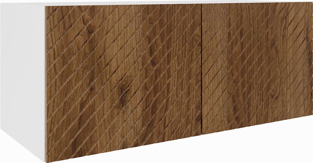 MEBLINI TV-Schrank 100cm Lang - Fernsehschrank - TV Lowboard Industrial - Unterschrank für Fernseher - TV-Unterschrank - TV-Schrank - Hängeschran...