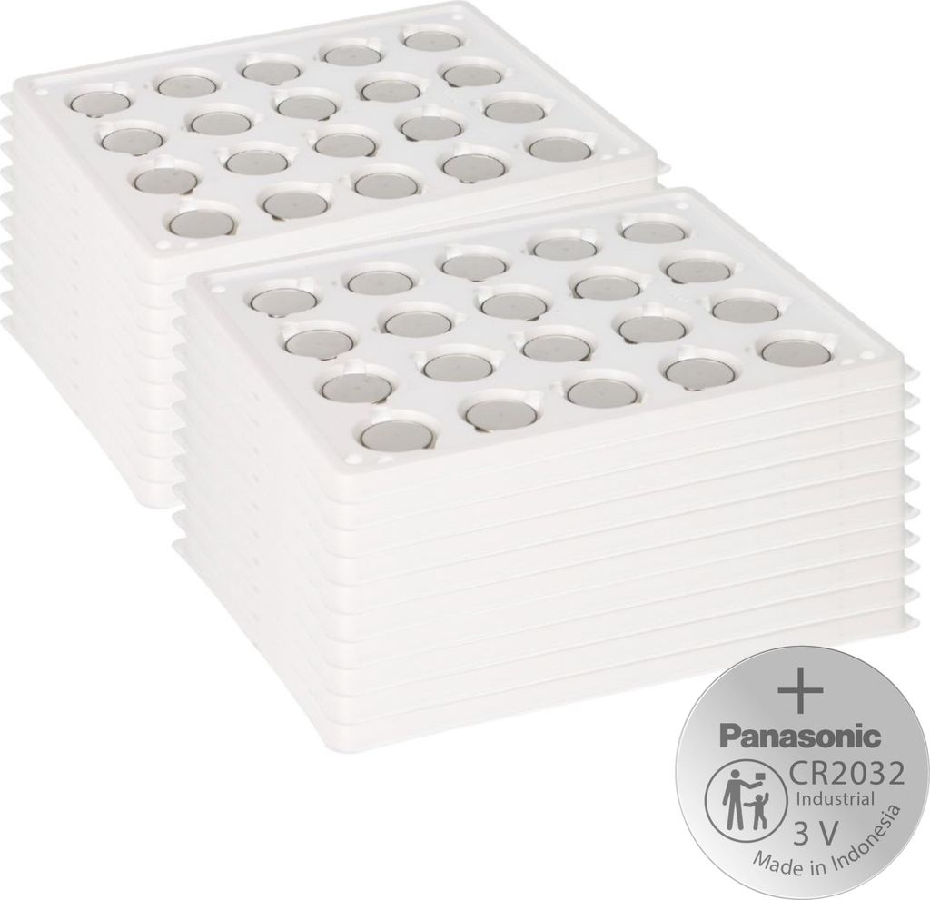 400x Panasonic CR2032 Batterie Lithium Knopfzelle CR2032BS Bulk