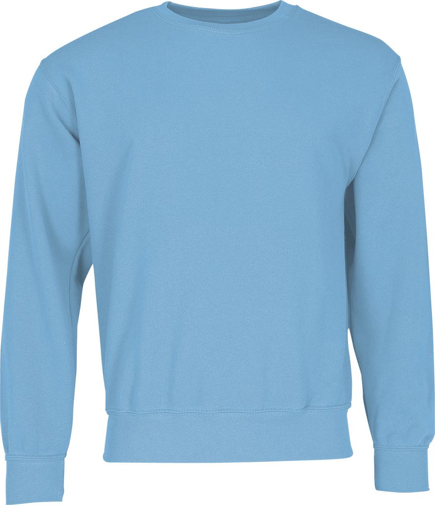 Classic Set-In Sweat ,Farbe: pastellblau + GRATIS MyShirt Stoffbeutel ,Größe: M