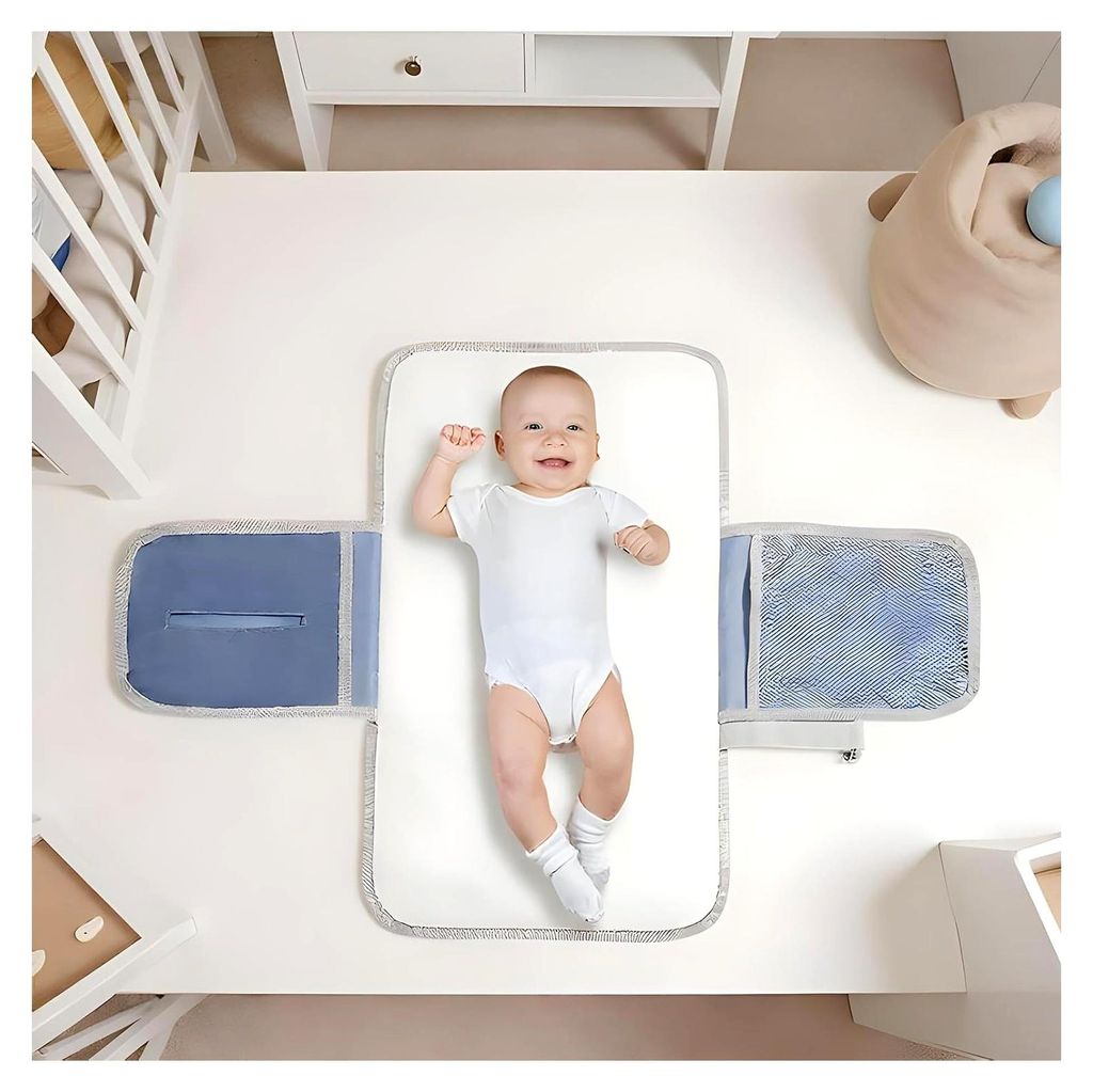 Wickelauflage - Tragbare Wickelunterlage für Kleinkinder, Zubehör für Kinderwagen und Ausflüge