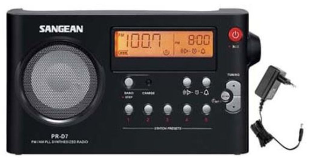 Radio Sangean PR-D7 Schwarz Produktbild 