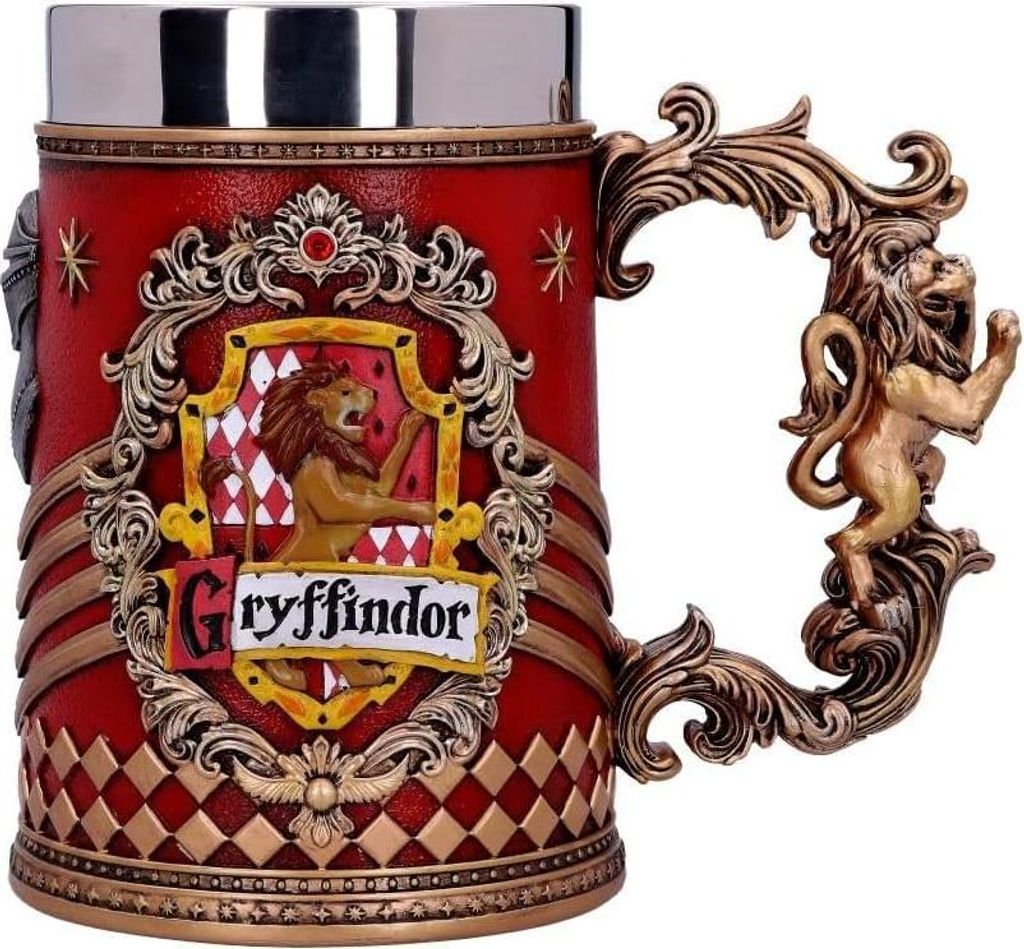 Griffoendor Hogwarts House Sammelkrug - rot gold - Harry Potter - 1 Stück