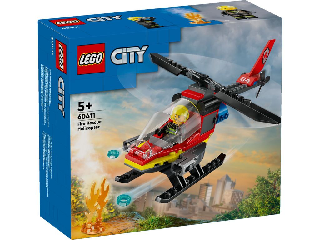 LEGO® City 60411 Elicottero dei Vigili del Fuoco Immagine del prodotto 