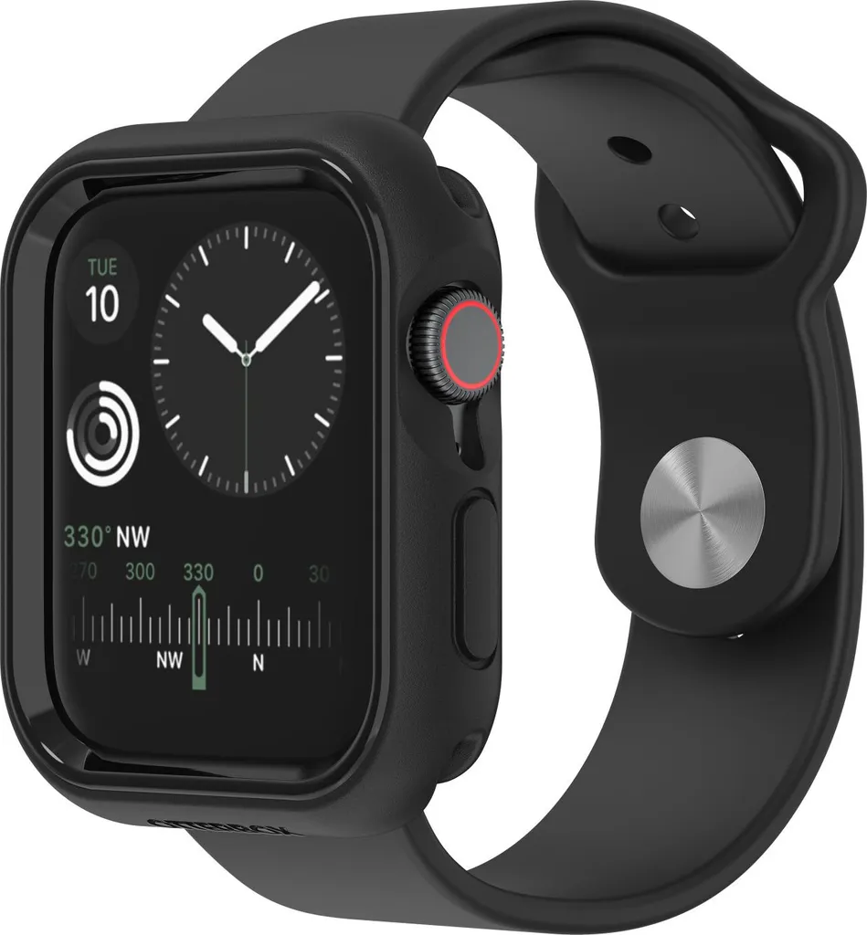 Cadre de protection robuste OtterBox Noir - Apple Watch 44mm Series SE/6/5/4