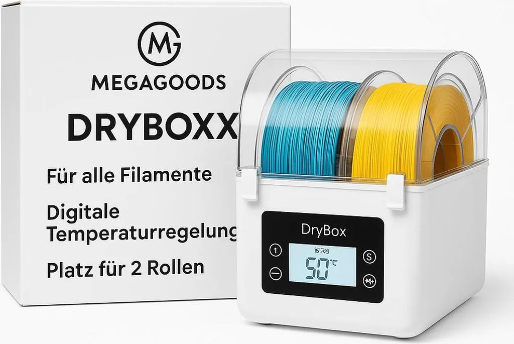 Stocker et sécher filament imprimante 3D 1.75 et 2.85 mm double bobine