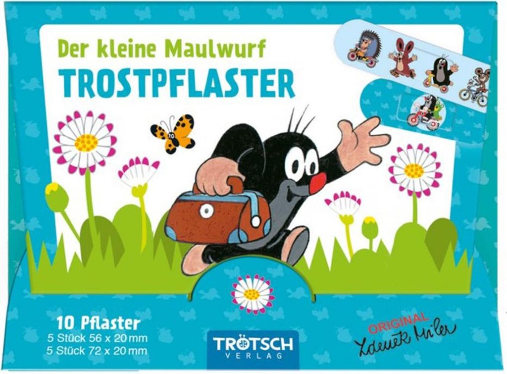 Trötsch Der kleine Maulwurf Pflasterset Trostpflaster blau