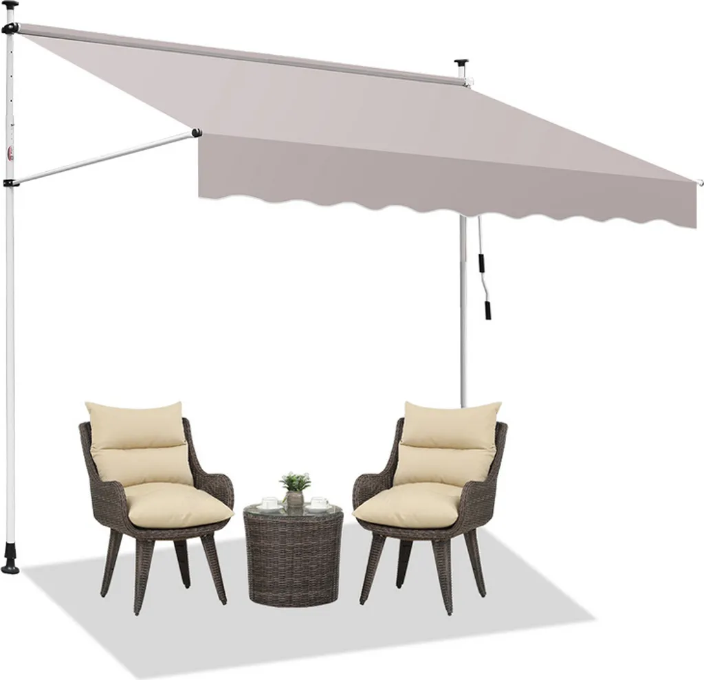 Offerta Tenda da Sole 300cm Beige | TolleTour Senza Trapano