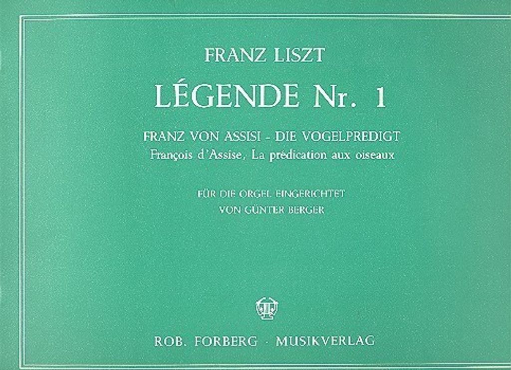 Legende Nr.1 für Orgel Vogelpredigt des Franz von Assisi