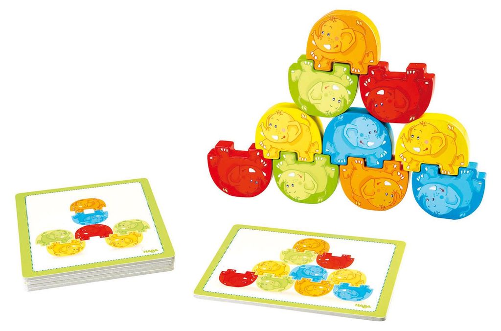 HABA gioco di impilamento Wackelfanten 300145 Immagine del prodotto 