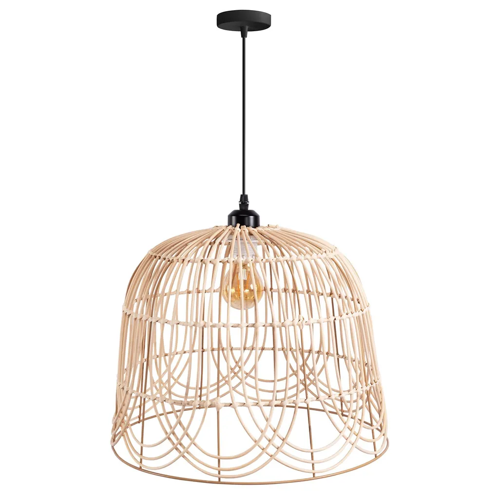 Suspension Design Beige 40cm Toolight - Solution Éclairage Doux et Moderne - 5