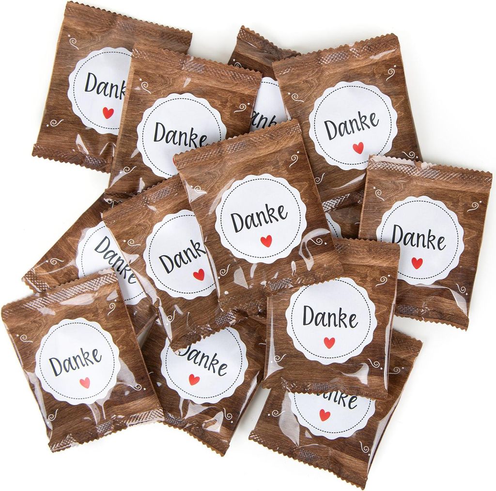 24 kleine Gummibärchen DANKE give-away für Kunden Gäste Mitarbeiter Kollegen