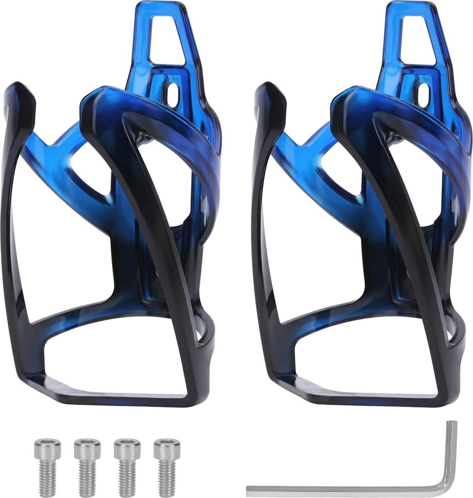Lichtgewicht Fahrradflaschenhalter Set von 2 - Geeignet für Flaschen bis 7 cm