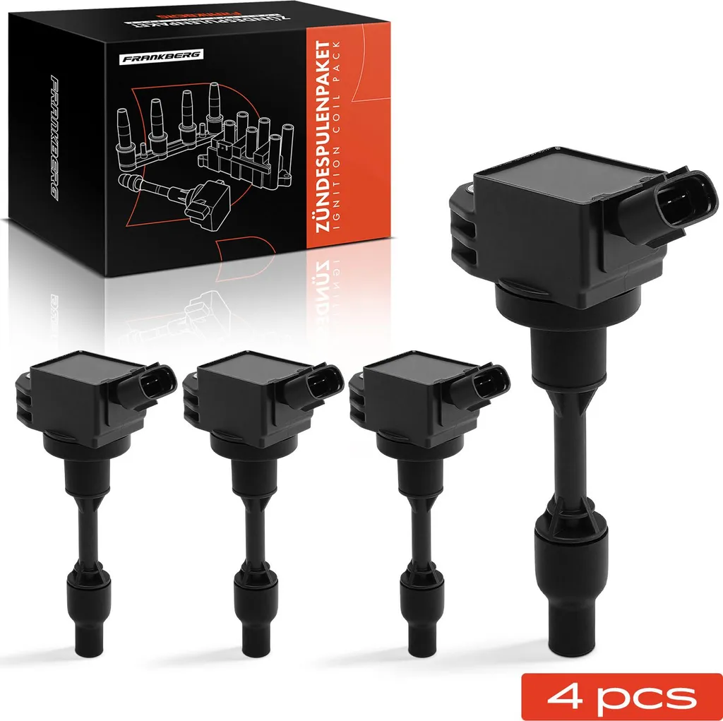 Pack de 4 bobines d'allumage type crayon pour Toyota Yaris et Aygo 1.0
